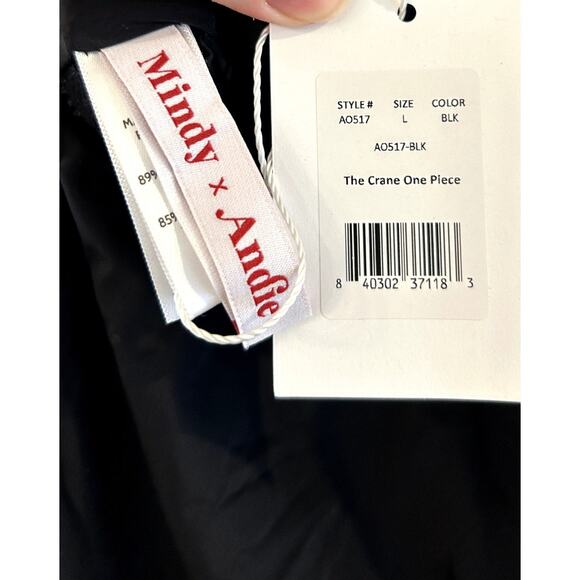 Andie Swim The Crane One Piece in Black L NWT - Picture 5 of 7